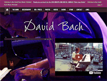Tablet Screenshot of davidbachmusic.com